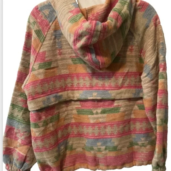 AOP Aztec Hoodie..Thick Warm & Cozy ..Campfire Ready ...Size M Women's (a15 - Picture 2 of 11
